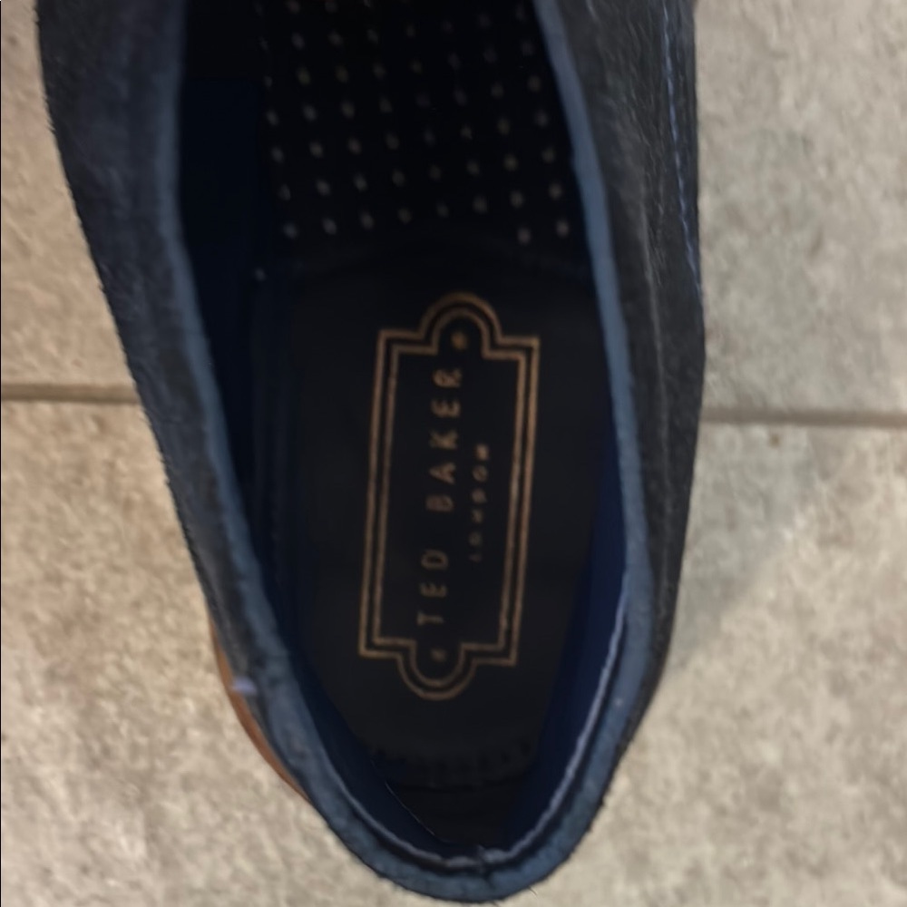 Ted Baker London Blue Suede Chukka Boots - Picture 6 of 8